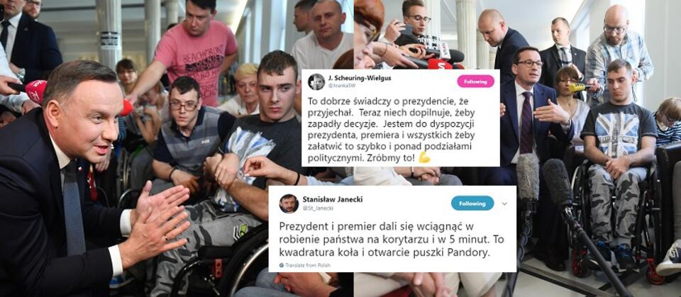 autor: PAP/Bartłomiej Zborowski/Leszek Szymański; Twitter