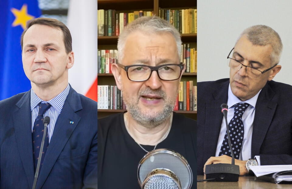 Radosław Sikorski, Rafał Ziemkiewicz, Roman Giertych  / autor: Fratria, screenshot YT