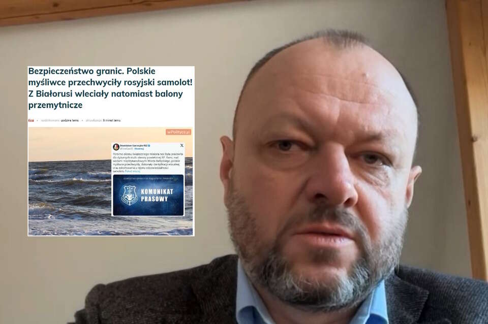 Wtargnięcie obiektów w polską przestrzeń powietrzną. Na zdjęciu gen. Maciej Materka w "Raporcie Wiadomości" na antenie Telewizji wPolsce24/Wpis wPolityce.pl (screen) / autor: Telewizja wPolsce24/wPolityce.pl