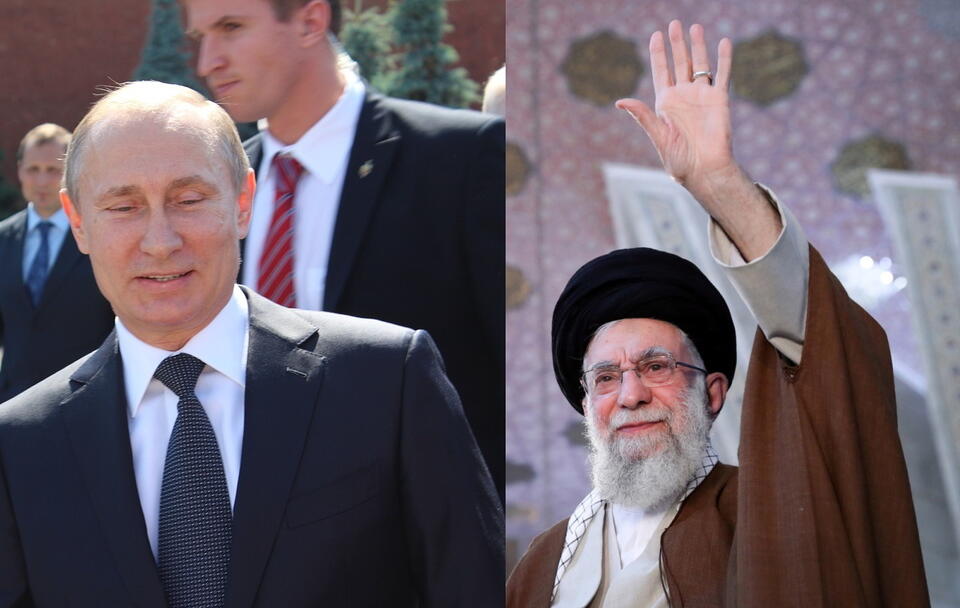 Władimir Putin, Ali Chamenei / autor: PAP/EPA/IRANIAN SUPREME LEADER OFFICE / HANDOUT/pixabay.com