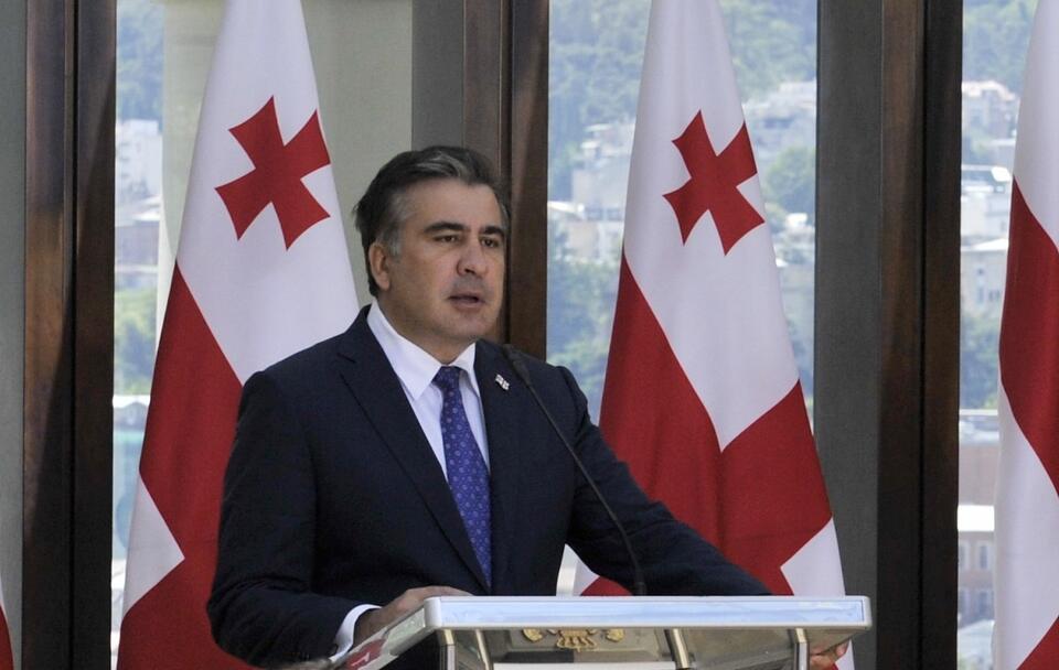 Były prezydent Gruzji Micheil Saakaszwili na zdjęciu z 2013 roku / autor: Fratria