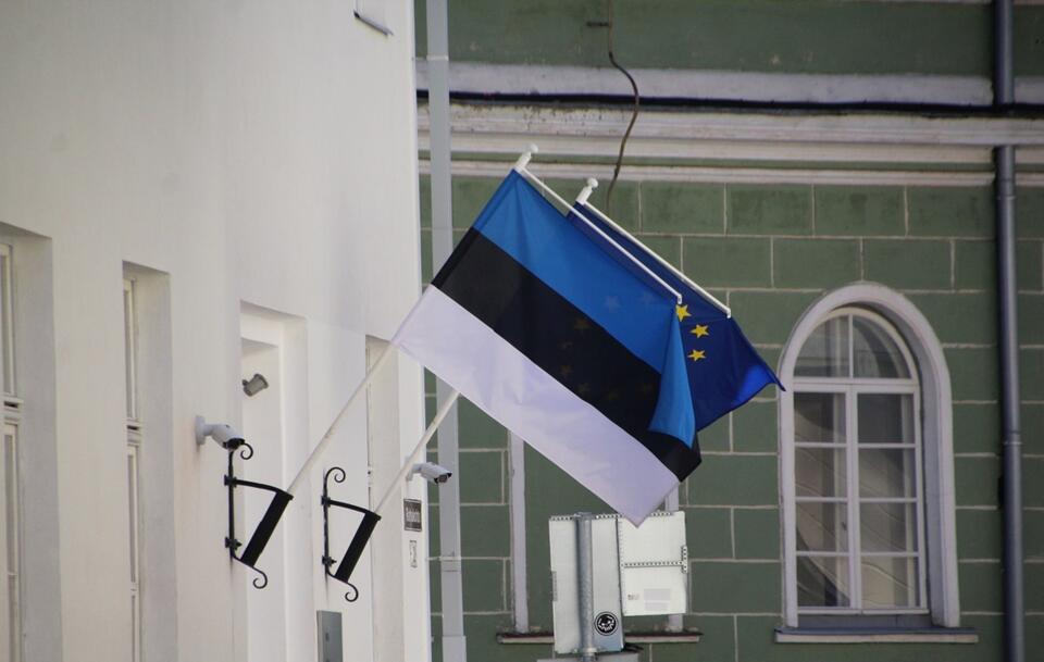 Flaga Estonii / autor: Fratria