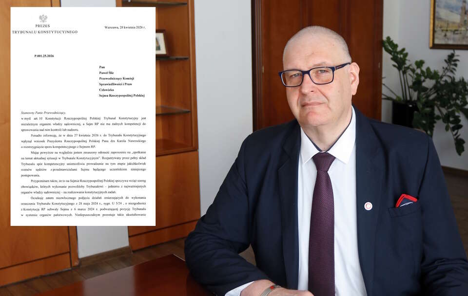 Twarde słowa prezesa TK do Śliza! "Odrzucam zaproszenie"