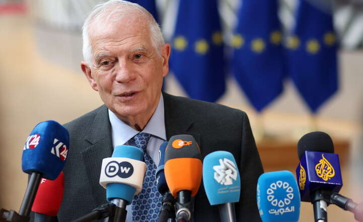 „Osiągnięto porozumienie polityczne” – powiedział szef polityki zagranicznej UE Josep Borrell / autor: Fot. OLIVIER HOSLET/EPA/PAP