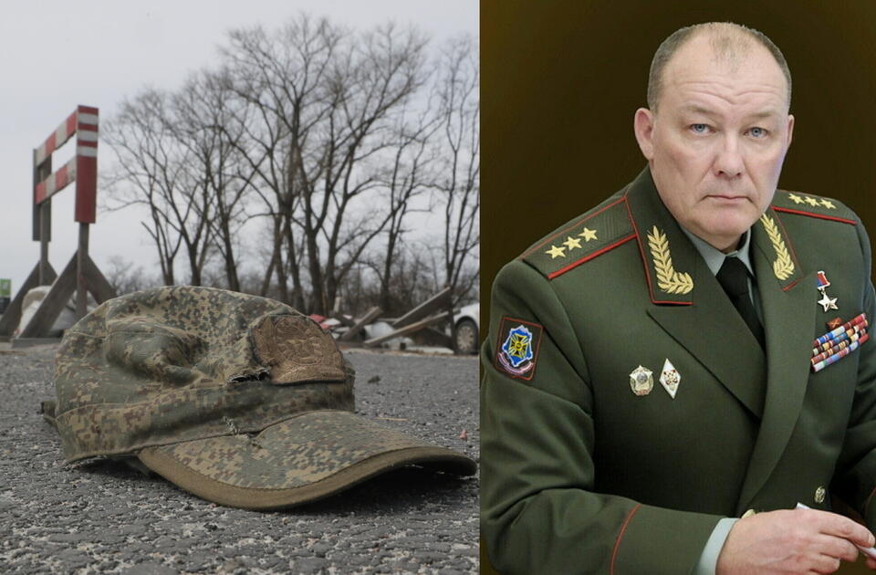 Gen. Dwornikow/ czapka rosyjskiego żołnierza / autor: PAP/EPA Mil.ru, CC BY 4.0