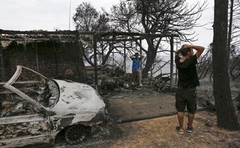 Pożary lasów w Grecji to podpalenia na zlecenie
