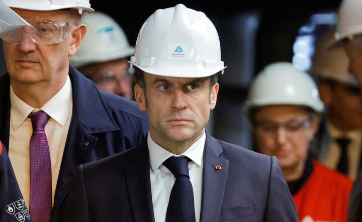 Prezydent Emmanuel Macron / autor: pap