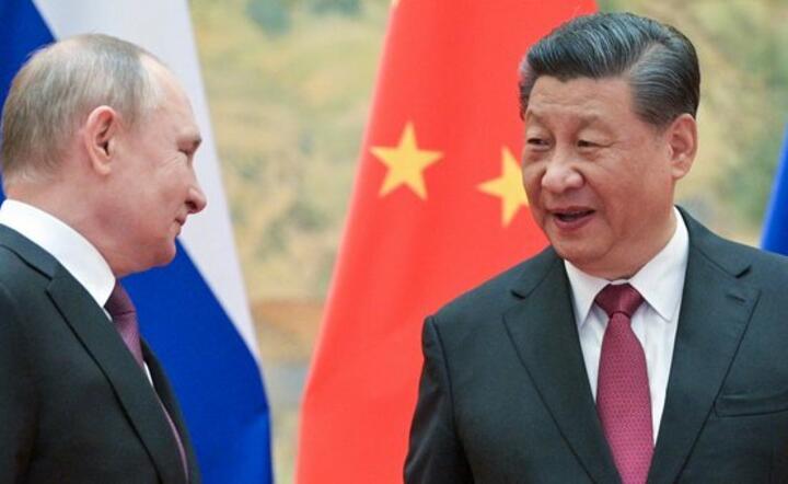 prezydenci Rosji Władimir Putin i Chin Xi Jinping / autor: Ramona Eid / Twitter