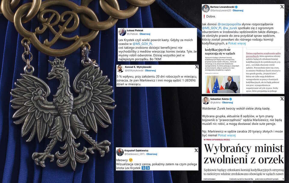 Wymiar sprawiedliwości  / autor: Fratria/X