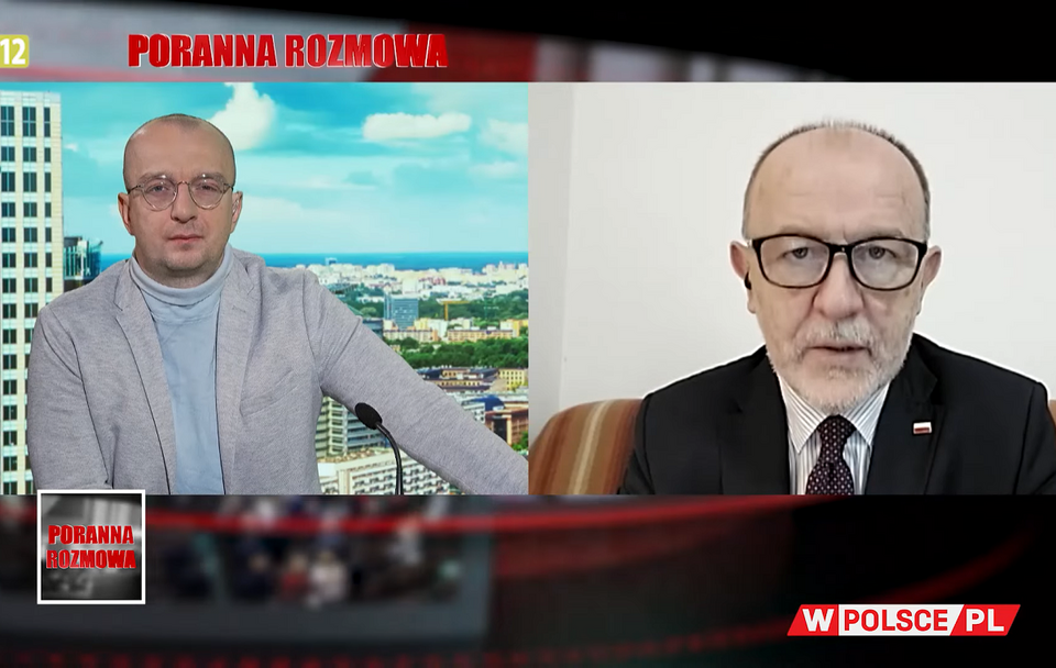 Jan Mosiński (PiS) w Porannej Rozmowie na antenie telewizji wPolsce.pl / autor: Telewizja wPolsce.pl