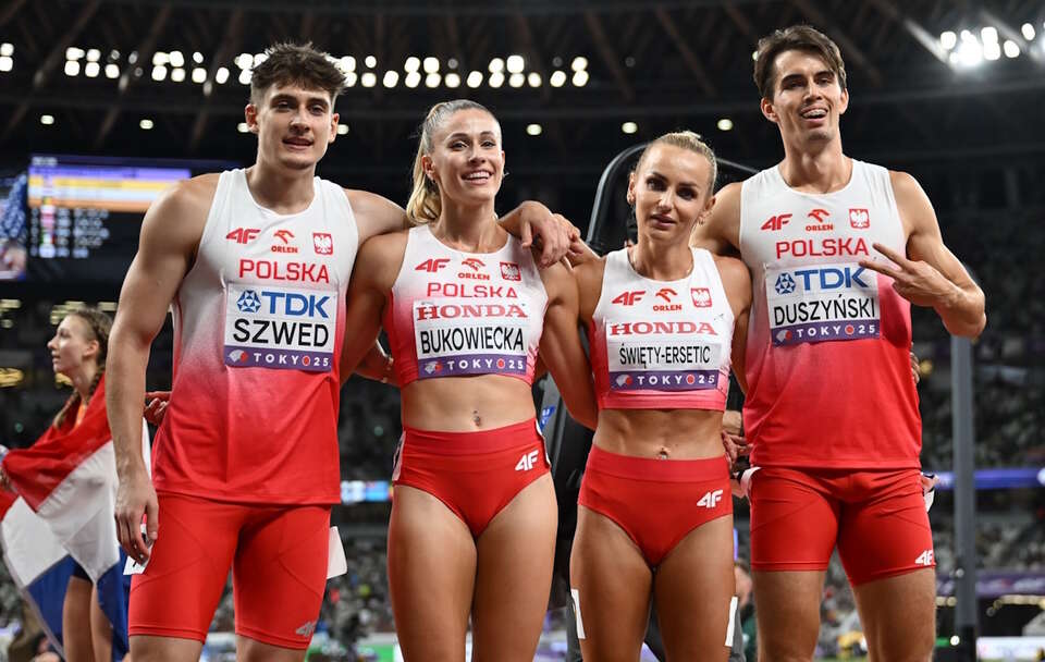 Maksymilian Szwed Natalia Bukowiecka Kajetan Duszyński Justyna Święty Ersetic / autor: PAP/Adam Warżawa