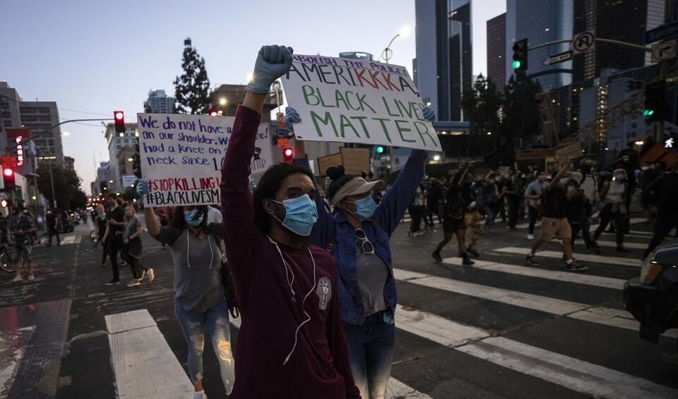 Protesty w USA / autor: PAP/EPA