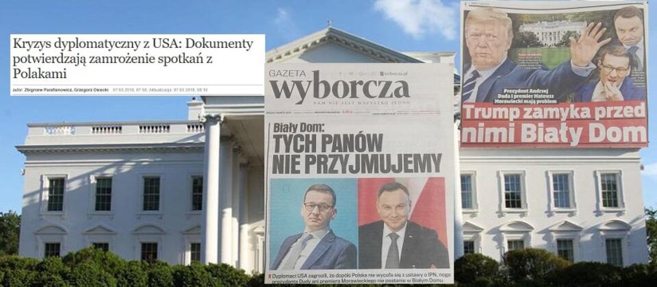 autor: whitehouse.gov/screen Gazeta Wyborcza, screen Fakt, screen DGP