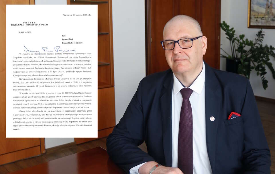 Prezes TK wzywa Tuska do opublikowania wyroku ws. emerytów