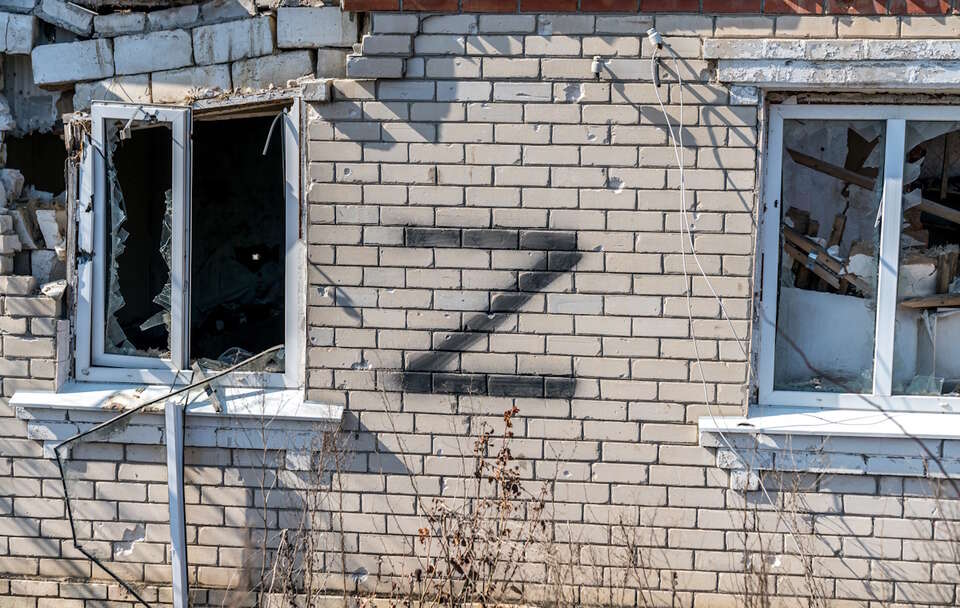 Rosyjski znak "Z" / autor: Fratria