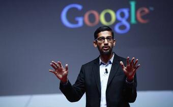 Sundar Pichai dziękuje premierowi Morawieckiemu w dniu otwarcia Google Cloud