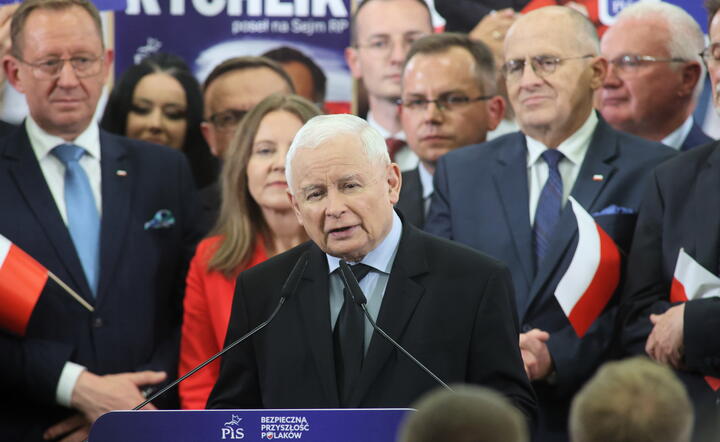 Jarosław Kaczyński w Łodzi / autor: PAP