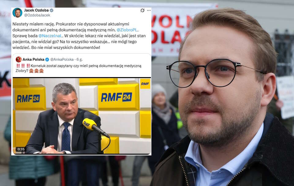 Jacek Ozdoba, Dariusz Korneluk / autor: PAP/Paweł Supernak/X