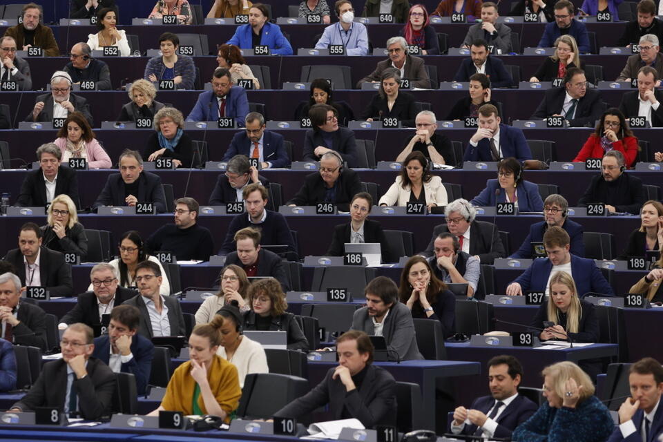 Zgromadzenie Parlamentu Europejskiego / autor: PAP/EPA/JULIEN WARNAND