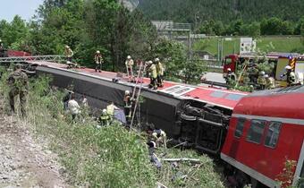 Rośnie liczba ofiar katastrofy kolejowej w Bawarii
