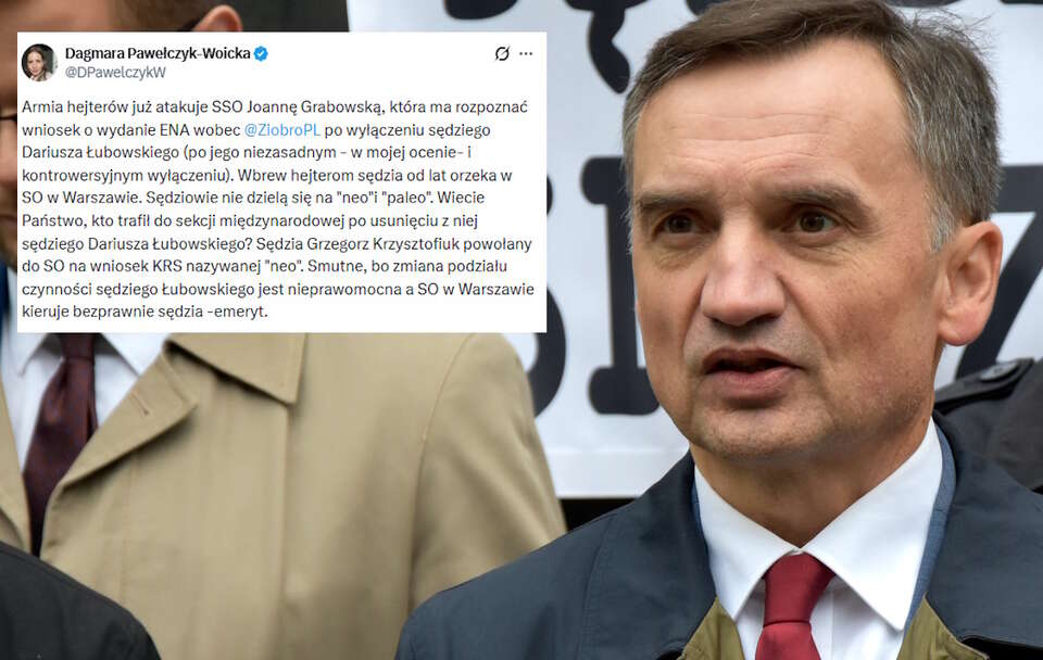 Co z ENA Ziobry? Pawełczyk-Woicka: Atakują sędzię Grabowską