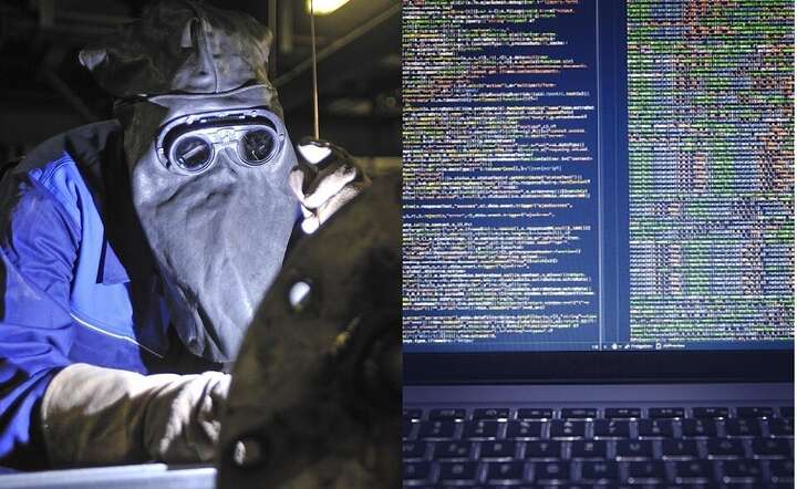 Rośnie zapotrzebowanie nie na programistów, ale na elektryków, monterów, spawaczy i innych fachowców niezbędnych do budowy infrastruktury dla sztucznej inteligencji / autor: Pixabay x 2