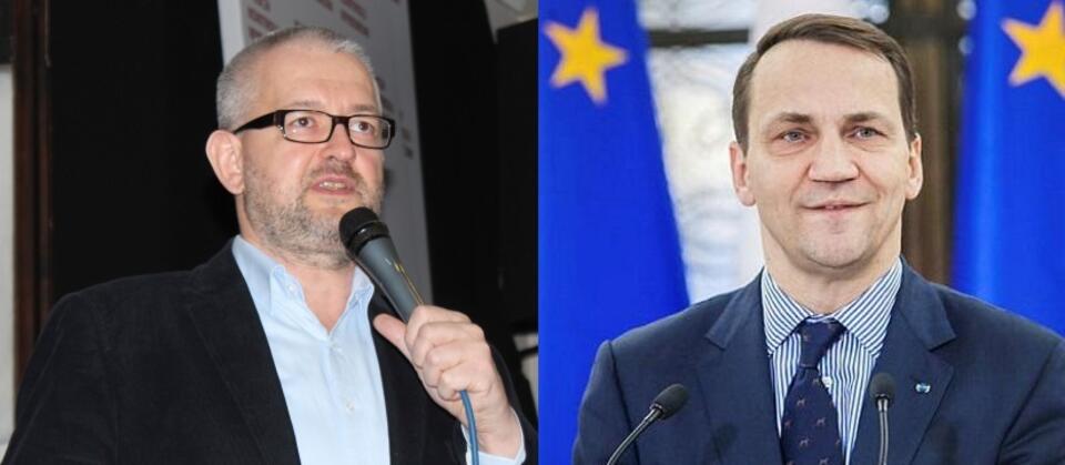 Rafał A. Ziemkiewicz, Radosław Sikorski / autor: Fratria