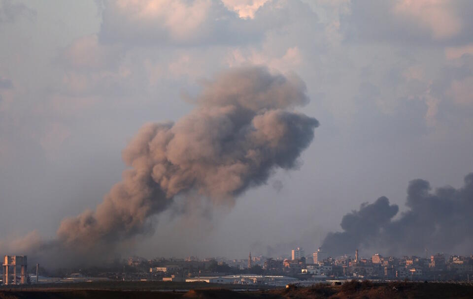 Strefa Gazy / autor: PAP/EPA/ATEF SAFADI