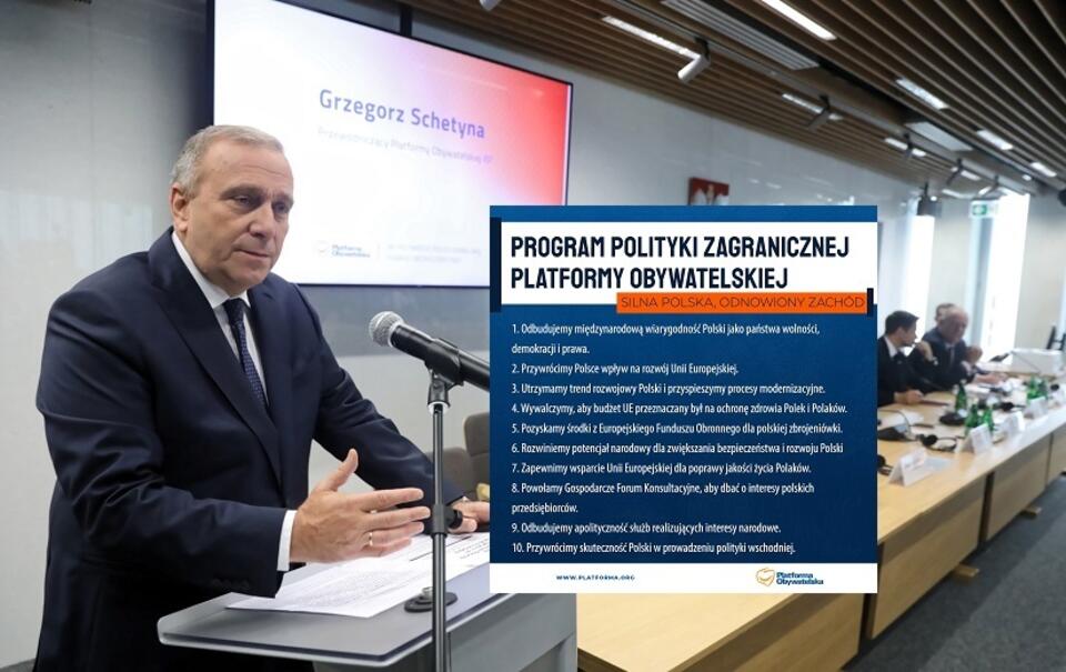 Grzegorz Schetyna, lider PO / autor: PAP/Tomasz Gzell; Twitter
