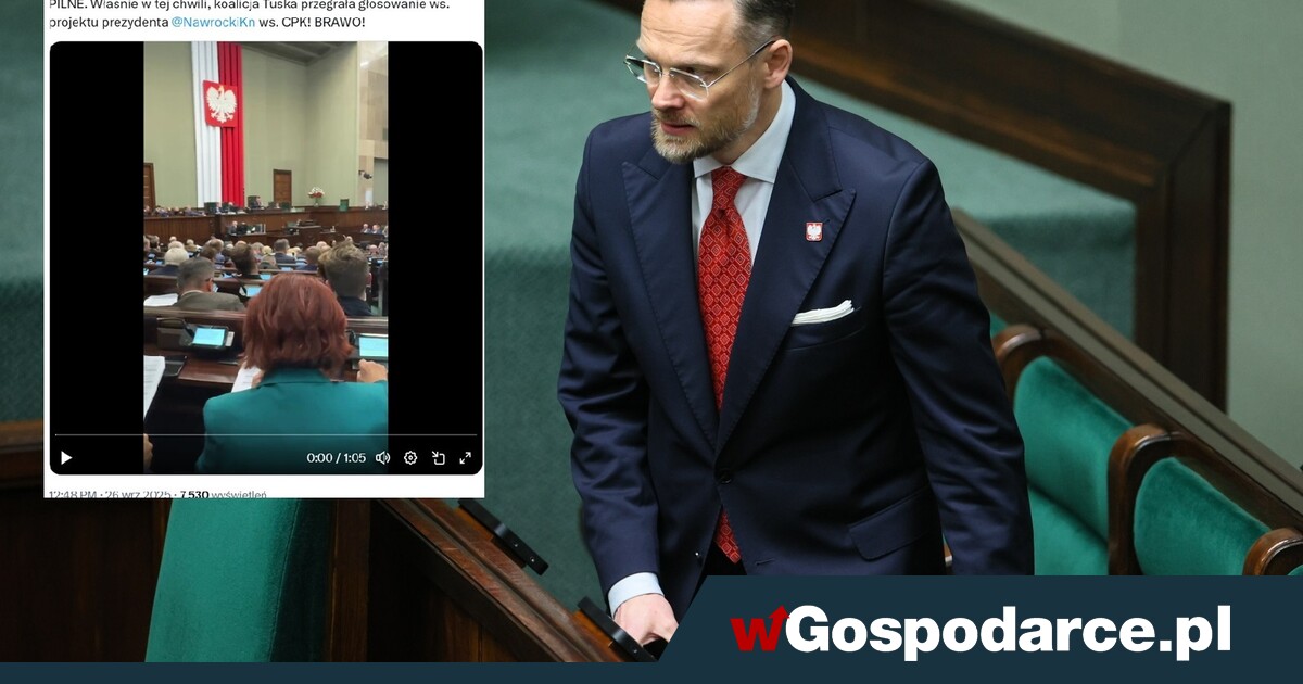 Sukces prezydenta! „Oryginalny” CPK dostał drugą szansę