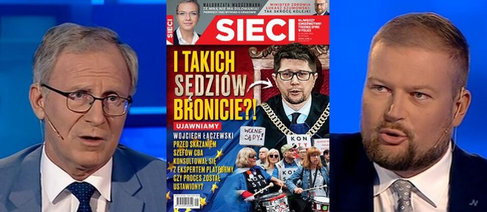 Tomasz Latos (PiS), okładka tygodnika 'Sieci'. Witold Zembaczyński (.N) / autor: wPolityce.pl/TVP Info; Fratria/'Sieci'