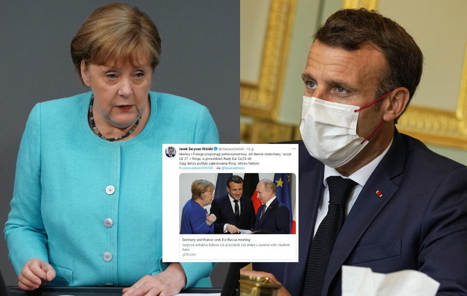 Merkel-Macron / autor: Fratria/Twitter
