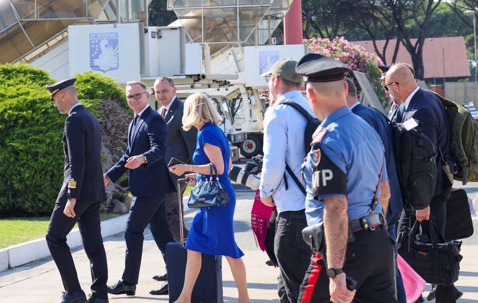 Andrzej Duda w Rzymie / autor: PAP/Albert Zawada