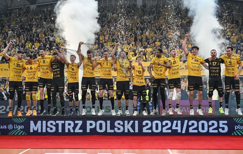 Bogdanka LUK Lublin mistrzem Polski w siatkówce / autor: PAP/Wojtek Jargiło