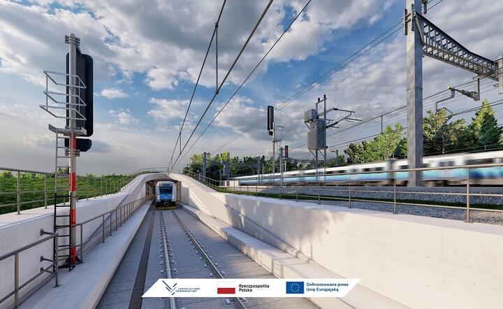 Tunel kolei wielkich prędkości CPK - wizualizacja / autor: materiały prasowe CPK
