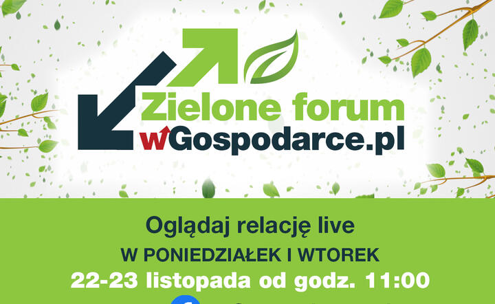 OGLĄDAJ TU NA ŻYWO! Zielone Forum wGospodarce.pl. Czy możliwa jest sprawiedliwa i zrównoważona transformacja energetyczna?