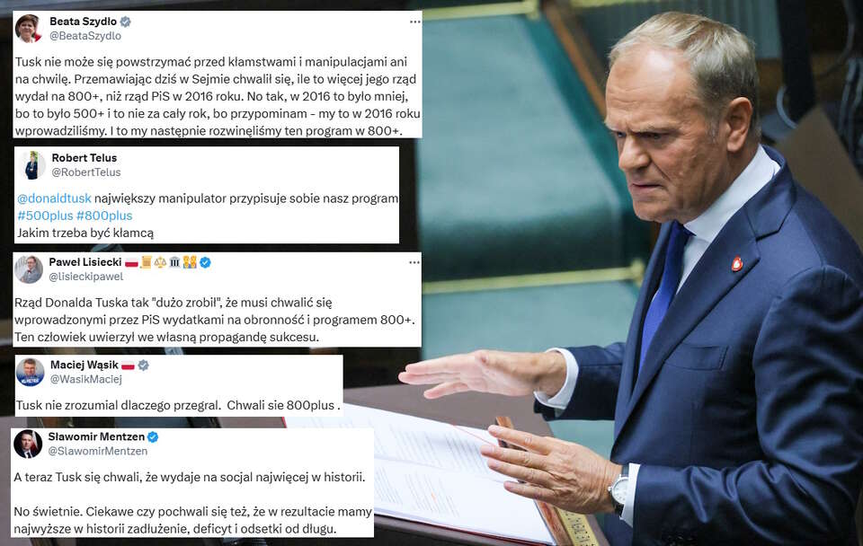 Donald Tusk / autor: PAP/Rafał Guz/X
