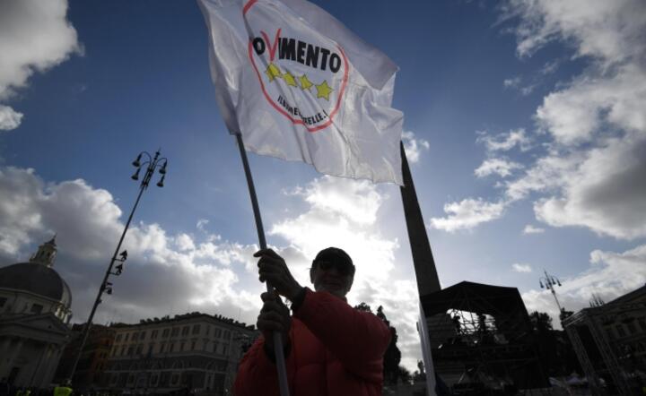 Kampania wyborcza w Rzymie / autor: fot. PAP/EPA/ ALESSANDRO DI MEO 