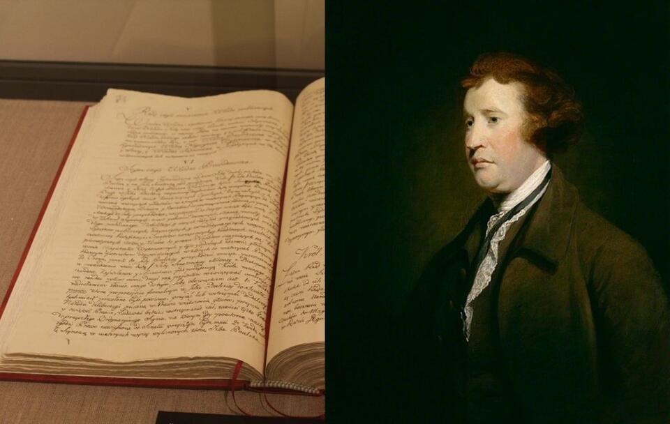 Konstytucja 3 Maja/Edmund Burke / autor: Fratria/commons.wikimedia.org/Studio of Joshua Reynolds