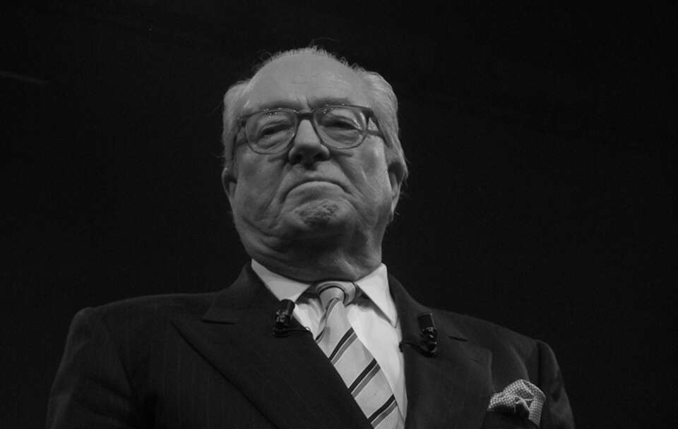 śp. Jean-Marie Le Pen / autor: wikimedia.commons: staffpresi_esj - Flickr/https://creativecommons.org/licenses/by-sa/2.0/