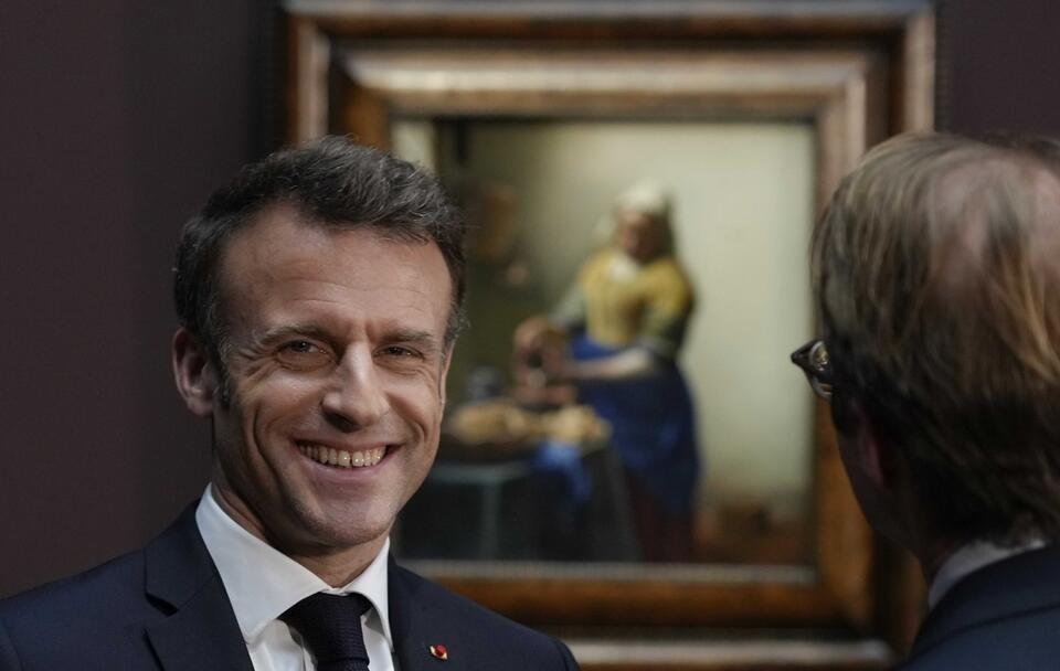 Emmanuel Macron / autor: PAP/EPA/PETER DE JONG / POOL