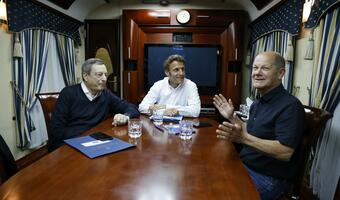 Scholz, Macron i Draghi przyjechali do Kijowa, są z Ukrainą