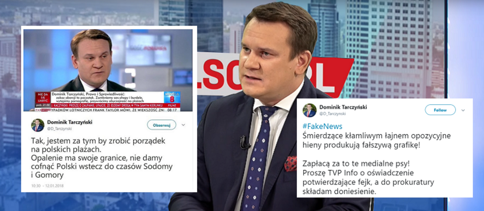Dominik Tarczyński, poseł PiS / autor: wPolsce.pl/SokzBuraka/Twitter