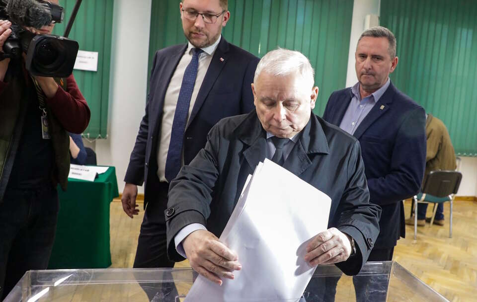 Jarosław Kaczyński / autor: PAP/Tomasz Gzell