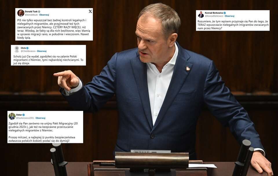 Czeka nas zalew imigrantów? Tusk zabrał głos atakując... PiS