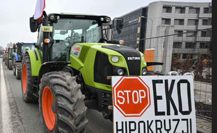 Protest rolników w Kielcach / autor: PAP