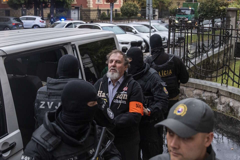 Juraj Cintula - skazany niedoszły zabójca Fico / autor: PAP/EPA