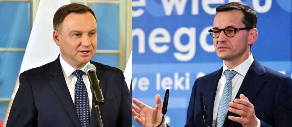 Andrzej Duda/ Mateusz Morawiecki / autor: PAP