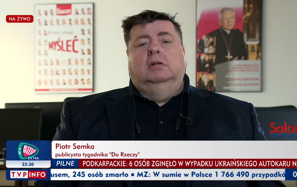 Piotr Semka / autor: screen tvp info
