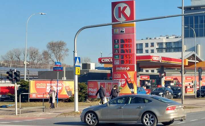 Ceny paliw na stacji sieci Circle K w Warszawie, sobota 7 marca 2026 / autor: Fratria / KK